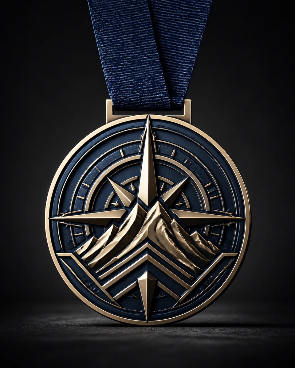 Medalha 3D Conquista